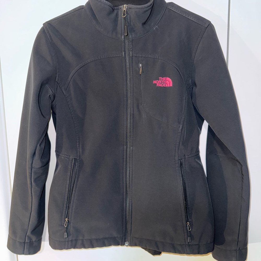 The North Face Women's Black and Pink Ski Jacket